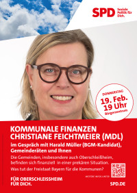 Veranstaltungsplakat; © SPD OSH