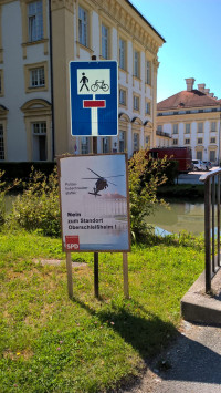 Plakataktion der SPD Oberschleißheim