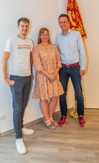 Maximilian Weiß, Manuela Lüning und Florian Schardt